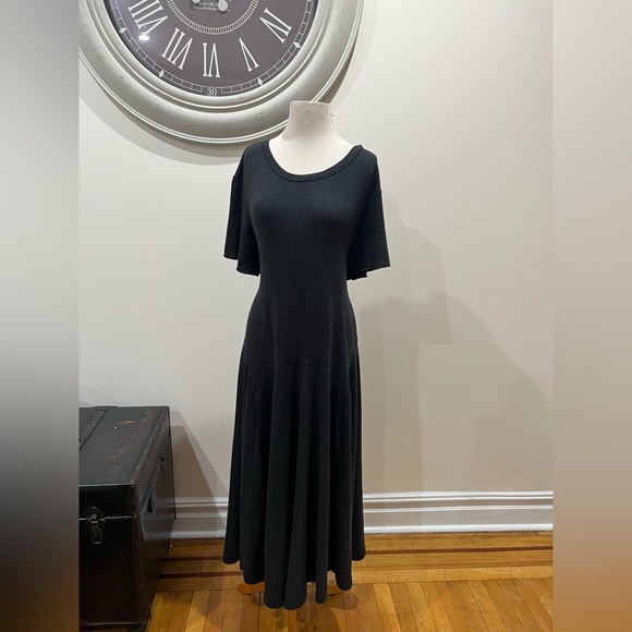 Black Free people cut out back Maxi swing dress - Picture 3 of 9